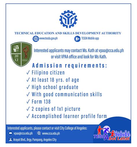 city college of angeles admission|City College of Angeles (CCA) .